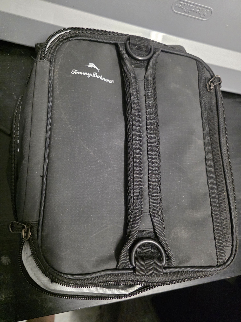 Tommy Bahama Black Expandable Lunch Bag